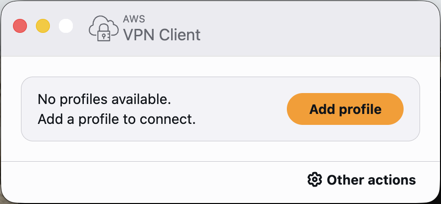 Select Add Profile