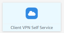 Client VPN Self Service